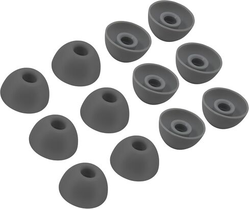 Replacement Eartips for Beats Studio Buds/Fit Pro/Studio Buds+, Silicone Earbuds S/M/L 3 Size Earbuds Eartips，Flexible Rubber Gel Cover Skin Accessories-Black in Saudi Arabia