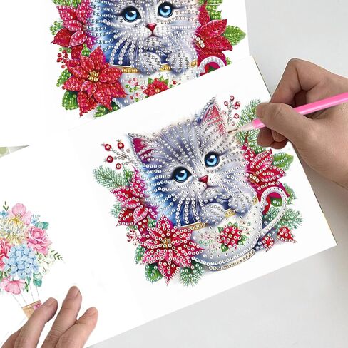 DCIDBEI 6 Pack Diamond Painting بطاقات فارغة مع الأظرف كل مناسبة بطاقات تحية فارغة بطاقات Note Card in Kuwait