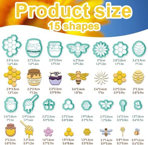 beinkmake 15Pcs Boho Raffia Polymer Clay Cutters Macrame Clay Earrings Cutters Tassels Cute Polymer Clay Cutter for Jewelry Earrings Making Birthday Party DIY Supplies in Saudi Arabia
