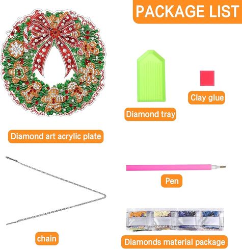 Ginfonr Diamond Painting Kits Hanging Pendant, Owl Sun Catcher for Front Door Sign, Rhinestone Landscapes Summer Porch Decor for Outdoor, Double Sided Hanging Kits for Garden Window (8 x 8 inch) in Saudi Arabia