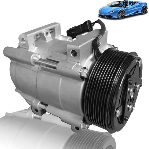 AC Compressor Compatible with Chevy Impala/Malibu/Equinox, Buick Regal, GMC Terrain 2.0L-2.5L, 2013-2019, w/Clutch Kit, OE Replacement CO-22285C, 67222, 68222, 1-Year Warranty in Kuwait
