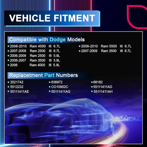 AC Compressor Compatible with Chevy Impala/Malibu/Equinox, Buick Regal, GMC Terrain 2.0L-2.5L, 2013-2019, w/Clutch Kit, OE Replacement CO-22285C, 67222, 68222, 1-Year Warranty in Kuwait
