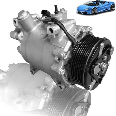 AC Compressor Compatible with Chevy Impala/Malibu/Equinox, Buick Regal, GMC Terrain 2.0L-2.5L, 2013-2019, w/Clutch Kit, OE Replacement CO-22285C, 67222, 68222, 1-Year Warranty in Kuwait
