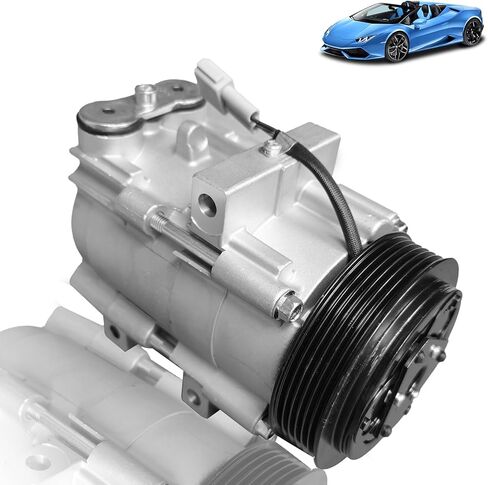 AC Compressor Compatible with Chevy Impala/Malibu/Equinox, Buick Regal, GMC Terrain 2.0L-2.5L, 2013-2019, w/Clutch Kit, OE Replacement CO-22285C, 67222, 68222, 1-Year Warranty in Kuwait