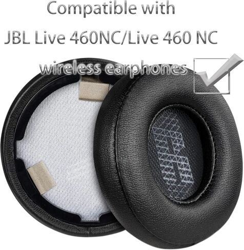 Replacement Ear Pads Compatible with JBL Live 460NC/Live 460NC On-Ear Wireless Headphones, Akkiv Replacement Ear Pads Made of Protein Leather and Memory Foam (Grey) in Kuwait