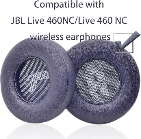 Replacement Ear Pads Compatible with JBL Live 460NC/Live 460NC On-Ear Wireless Headphones, Akkiv Replacement Ear Pads Made of Protein Leather and Memory Foam (Grey) in Kuwait