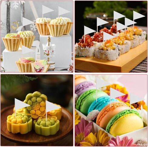 100 PCS Flags Red Cupcake Topper Sticks ، Golf Mini Flag Tundepicks Masters Party Party Decorations Cupcake Topcake Topcake Topics for Appetizers in Saudi Arabia