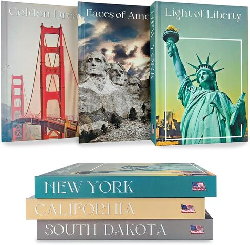 Fake Decorative Books for Home Decor - Coffee Table Books Decor for Living Room - Faux Books for Book Shelf Decor - Fashion Books for Decoration on Console Table, Entry Table - Interior Design Books Set of 3 in Saudi Arabia