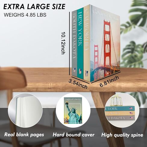 Fake Decorative Books for Home Decor - Coffee Table Books Decor for Living Room - Faux Books for Book Shelf Decor - Fashion Books for Decoration on Console Table, Entry Table - Interior Design Books Set of 3 in Saudi Arabia