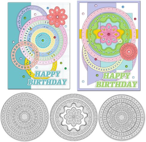 INFUNLY 2 Sheet Postage Stamp Die Cut for Card Making Tickets Frame Metal Die Cuts Lace Postcards Cutting Dies Banner Label Embossing Stencil for DIY Scrapbooking Paper Craft Decor in Saudi Arabia