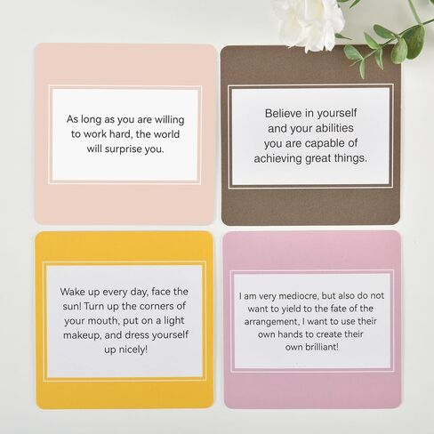 A ART·ZONE 52 Pcs Positive Affirmations Meditation Spiritual Self Care Cards Gifts, 9.7x6 cm Paper Prints in Saudi Arabia