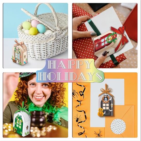 GLOBLELAND 3D Square Box Cutting Dies Metal Photo Frame Die Cuts Grid Frame Cutting Embossing Templates for Scrapbooking Crafts Paper Cards Making in Saudi Arabia