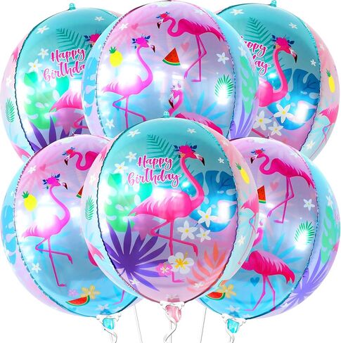 KatchOn, Giant Pink Flamingo Balloons - 40 Inch Pack of 2 | Balloon, Flamingo Party Decorations | Flamingo Mylar Balloons | Tropical Mylar balloons, Hawaiian Party Decorations, Luau Party decorations in Saudi Arabia
