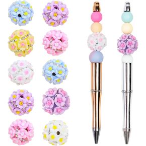 6PCS Rhinestone Focal Beads for Pens, Colorful Butterfly Shape Rhinestones for Beadable Pens Keychain Making, Large Spacer Bling Glitter Sparkle Diamond for Jewelry Bracelet Crafts in Saudi Arabia