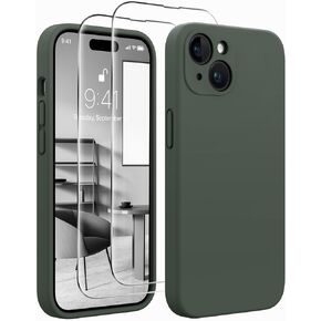 Aotesier Magnetic لـ iPhone 16 Pro Case ، [متوافق مع Magsafe] [حماية الكاميرا] ، علبة الهاتف السيليكون من الدرجة الغذائية مع [2 حماة الشاشة] ، بطانة واقية مضادة للخلع ، 6.3 بوصة ، الطباشير الوردي in Kuwait