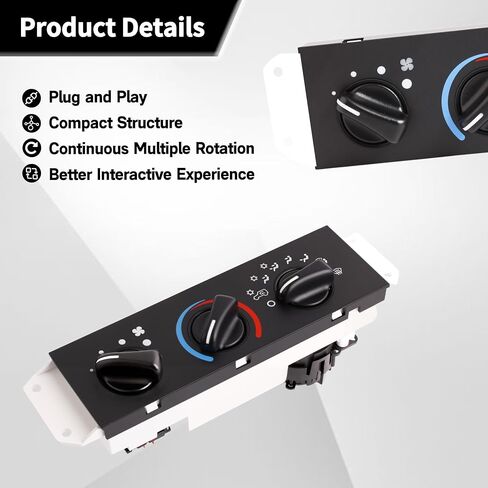 79600-S84-A21ZA Heater Climate Control Switch Module Panel Compatible with 2001 2002 Honda Accord A/C Climate Temp Unit Replace for 79600S84A21ZA in Kuwait