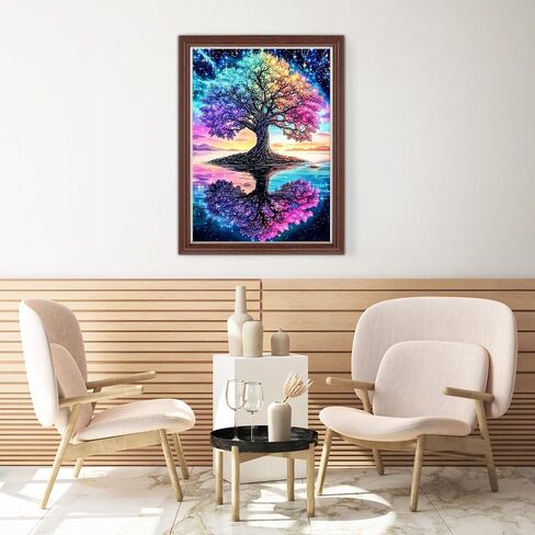 Lxmsja Red Roses Diamond Art Kits for Adults, Bird DIY Full Drill Diamond Painting Kits for Beginners, 5D Gem Art Crafts for Adults, Home Wall Decor 12x16 inch in Saudi Arabia