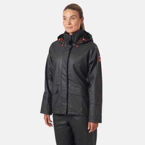 Women's Luna/Gale Waterproof Rain Jacket With Adjustable Packable Hood In Collar, Pockets, And Neoprene Cuffs, 480 Army Green - Medium in Saudi Arabia