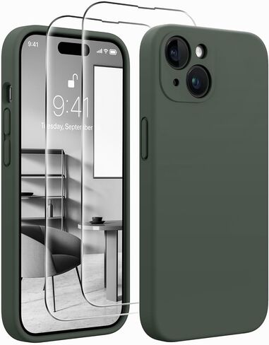 Aotesier Magnetic لـ iPhone 16 Pro Case ، [متوافق مع Magsafe] [حماية الكاميرا] ، علبة الهاتف السيليكون من الدرجة الغذائية مع [2 حماة الشاشة] ، بطانة واقية مضادة للخلع ، 6.3 بوصة ، الطباشير الوردي in Kuwait
