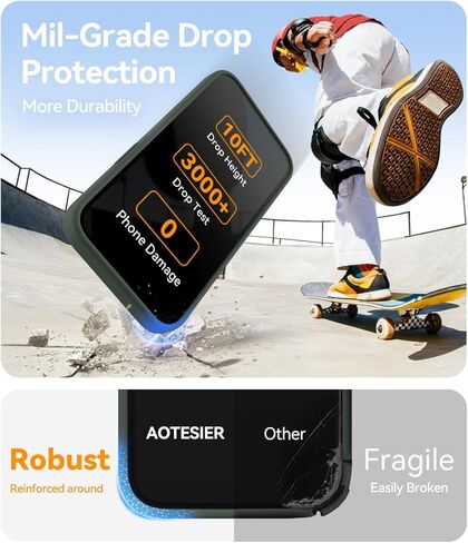 Aotesier Magnetic لـ iPhone 16 Pro Case ، [متوافق مع Magsafe] [حماية الكاميرا] ، علبة الهاتف السيليكون من الدرجة الغذائية مع [2 حماة الشاشة] ، بطانة واقية مضادة للخلع ، 6.3 بوصة ، الطباشير الوردي in Kuwait