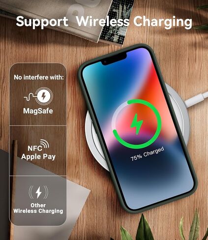 Aotesier Magnetic لـ iPhone 16 Pro Case ، [متوافق مع Magsafe] [حماية الكاميرا] ، علبة الهاتف السيليكون من الدرجة الغذائية مع [2 حماة الشاشة] ، بطانة واقية مضادة للخلع ، 6.3 بوصة ، الطباشير الوردي in Kuwait