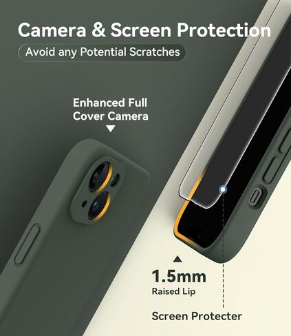 Aotesier Magnetic لـ iPhone 16 Pro Case ، [متوافق مع Magsafe] [حماية الكاميرا] ، علبة الهاتف السيليكون من الدرجة الغذائية مع [2 حماة الشاشة] ، بطانة واقية مضادة للخلع ، 6.3 بوصة ، الطباشير الوردي in Kuwait