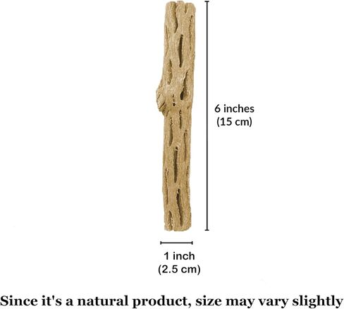 SunGrow Cholla Wood, 5" Climbing Logs, Chew Toy, Aquarium Fish, Snail, and Shrimp Driftwood, Tropical Freshwater Fish Décor, Adds Raw Beauty, 3 Pack in Saudi Arabia