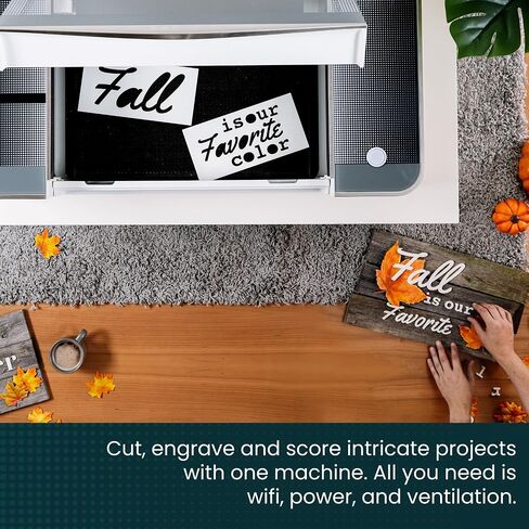 Glowforge Pro HD Laser Cutter and Engraver Machine with 45W CO2 Laser - Ultimate Power Laser Engraver with Cooling for Fast Laser Engraving on Wood, Leather, Metal, and Stone in Saudi Arabia