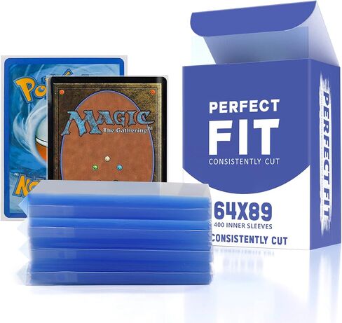 600CT مثالي للأكمام الداخلية لبطاقات الأكمام المزدوجة ، وأكمام بطاقة واضحة لبطاقات MTG و PKM و TCG واللحف والدم والألعاب in Kuwait