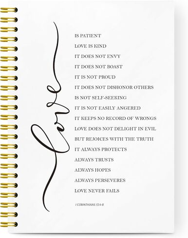 Christian Bible Journal Notebook,God is Within Her She Will Not Fall Spiral Notebook Hardcover,College Ruled Notebook Journal for Writing,Christian Gifts for Women Friend Teens,5.5x8.3 in Saudi Arabia