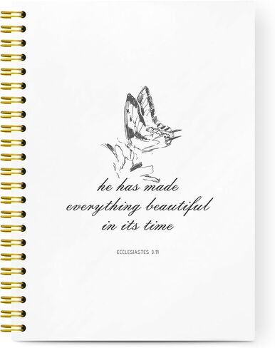 Christian Bible Journal Notebook,God is Within Her She Will Not Fall Spiral Notebook Hardcover,College Ruled Notebook Journal for Writing,Christian Gifts for Women Friend Teens,5.5x8.3 in Saudi Arabia