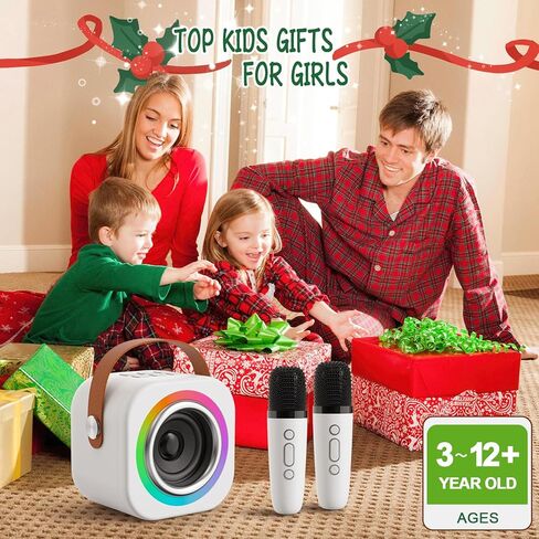 Mini Karaoke Machine for Kids, Birthday Gifts Toys for Girls Ages 3-12 in Saudi Arabia