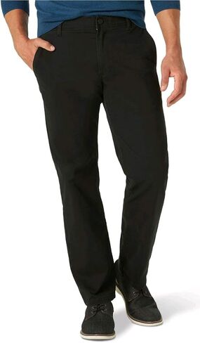 Lee Kansas City Khaki Regular Straight Active Stretch Casual Pant - 34 X 30 in Kuwait
