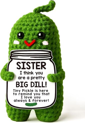 Gifts for Him Her Girlfriend Boyfriend Women Men Handmade Crochet Pickle in Saudi Arabia