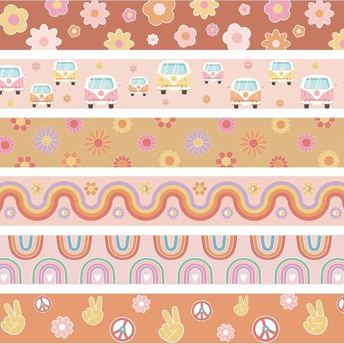 Hooqict 84Ft Classroom Bulletin Board Borders 78 Sheets Bee Bulletin Board Decorations Honeycomb Jar Rainbow Sunflower Bulletin Board Trim for Back to School Office Classroom Chalkboard Decorations in Saudi Arabia