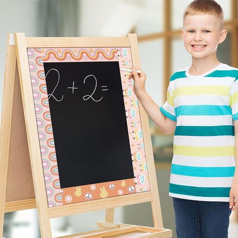 Hooqict 84Ft Classroom Bulletin Board Borders 78 Sheets Bee Bulletin Board Decorations Honeycomb Jar Rainbow Sunflower Bulletin Board Trim for Back to School Office Classroom Chalkboard Decorations in Saudi Arabia