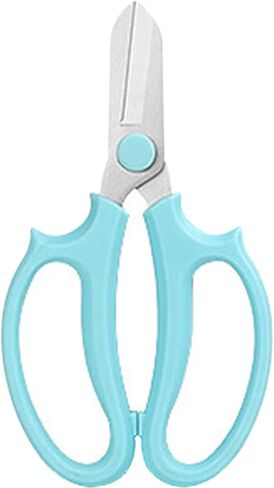 مقص الزهور - مقصات زهرية من الفولاذ المقاوم للصدأ ، قواطع بائع الزهور للسيقان ، مقصات نبات الحديقة للزهور الطازجة (الأزرق ، الوردي) (12 قطعة) in Kuwait