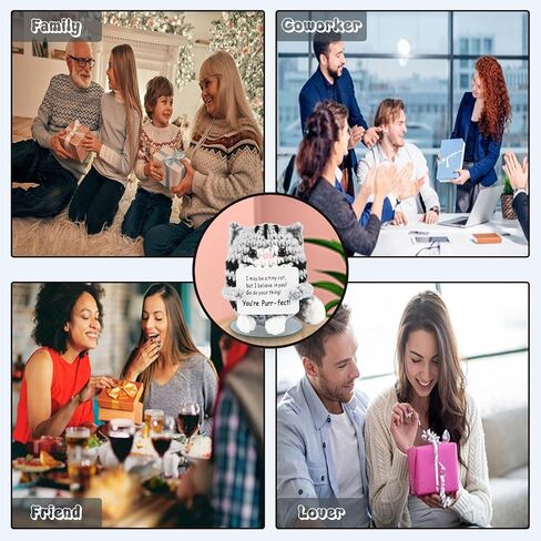 IrisCargo Handmade Mini Positive Crochet Animal Axolotl with Positive Card Knitted Emotional Plush Decor for Women Girls Boy Teens Friends Teenage Daughter Mom Dad Birthday Easter Valentines Christmas in Saudi Arabia