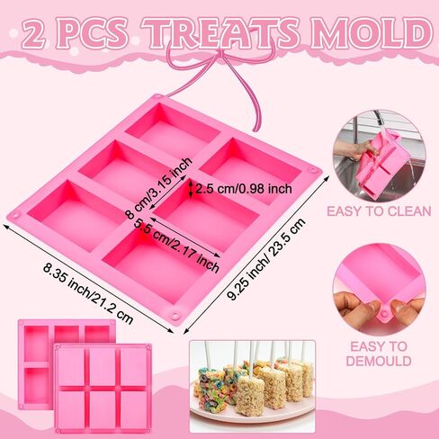 wavwavw 100 pcs clear rice krispy facs with bhite sticks ripbon stickers 2 pcs silicone crispy bar joll for rice krispie يعالج الهدايا إعطاء حقيبة شوكولاتة لحفلات التعبئة والتغليف in Saudi Arabia