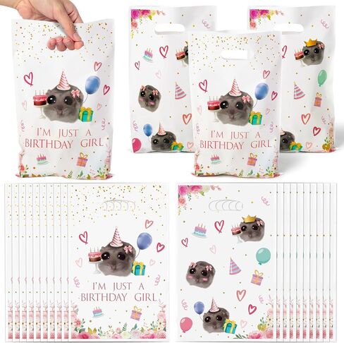 Tulip Party Favor Bags - 50Pcs Spring Tulip Eucalyptus Leaves Camellia Goody Candy Treat Gifts Bags, Spring Floral Theme Party Decorations for Girls Women Birthday Wedding Bridal Shower Supplies in Saudi Arabia