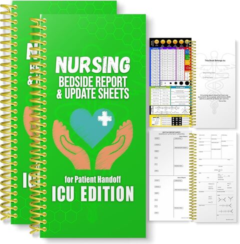 CNA Report Sheets, Patient Report Books Set of 2, Nursing Clinicals, CNA Appreciation, Gift for CNA, CNA Student Gift, and SBAR Report Book in Kuwait