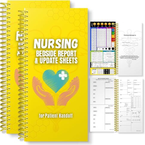 CNA Report Sheets, Patient Report Books Set of 2, Nursing Clinicals, CNA Appreciation, Gift for CNA, CNA Student Gift, and SBAR Report Book in Kuwait