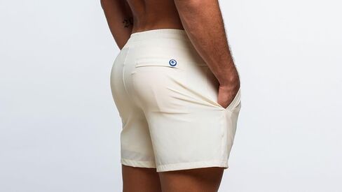 Rounderbum Mens Swimwear | Beach Shorts | Padded Technology | Quick Dry | Drawstring | Bathing Suits | Swim Shorts | Pineapple | Small in Saudi Arabia