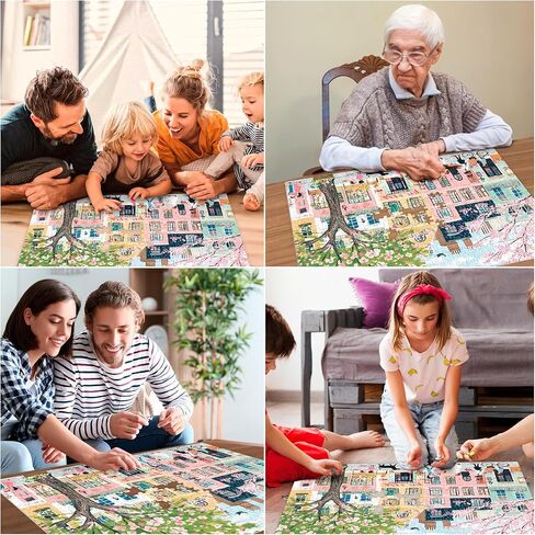 500 Piece Puzzles for Adults, Beach Jigsaw Puzzle for Adult Kids Seniors, Recycled Cardboard Landscape Puzzle 500 Pieces, Challenging Puzzles Family Activity Game Nights Gift for Friends 20.5 * 15IN in Saudi Arabia