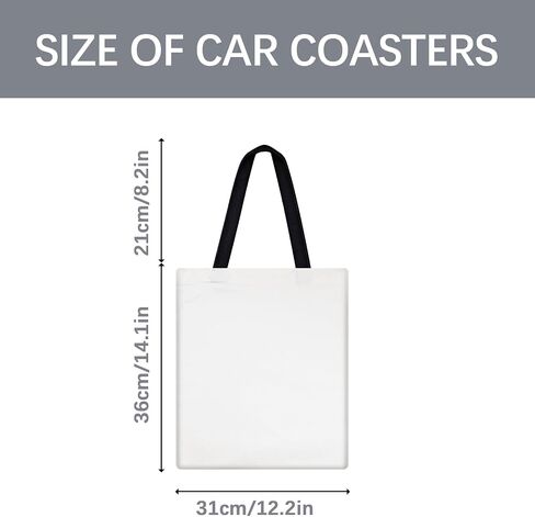 ORJ 12PCS Sublimation Tote Bags, blank canvas tote bags for sublimation,polyester tote bags for DIY Crafting and Decorating 12.2 * 14.2 in in Kuwait