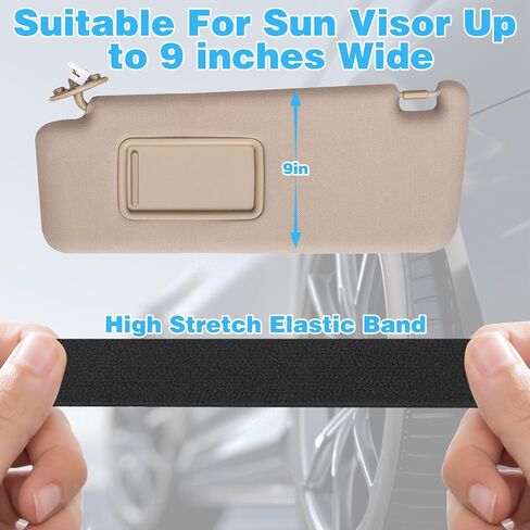 2Pcs Car Picture Holder, Acrylic Magnetic Personalized Photo Holder Car Accessories Car Photo Holder Car Visor Clip, Personalized Car Picture Frame, Suitable for Adding Family or Personal Photos in Saudi Arabia