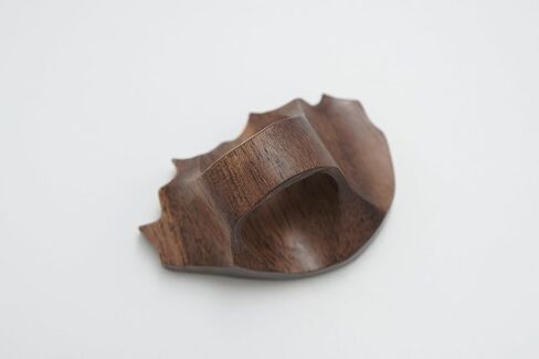 Handcarved Wood Heart Ring with Crystals – Unique Handmade Wooden Statement Ring for Women, Adjustable Boho Jewelry, Natural Wood Engagement Gift, Artisan Fashion Accessory in Kuwait