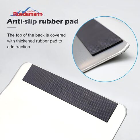 Ruedamann 47" Aluminum Shed Ramp, 1PC 600 LBS Capacity Loading Ramp for Motorcycle, 11 3/16" Wide Non-Slip Ramps for Shed Entry, ATV, UTV, Lawn Mower, Trailer, E-Bike in Kuwait