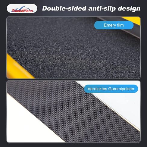 Ruedamann 47" Aluminum Shed Ramp, 1PC 600 LBS Capacity Loading Ramp for Motorcycle, 11 3/16" Wide Non-Slip Ramps for Shed Entry, ATV, UTV, Lawn Mower, Trailer, E-Bike in Kuwait