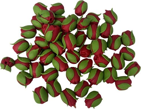 50 PCS حبات الطين الوردية الصغيرة لصنع المجوهرات ، DIY ، لوازم الحرف (الوردي) in Saudi Arabia
